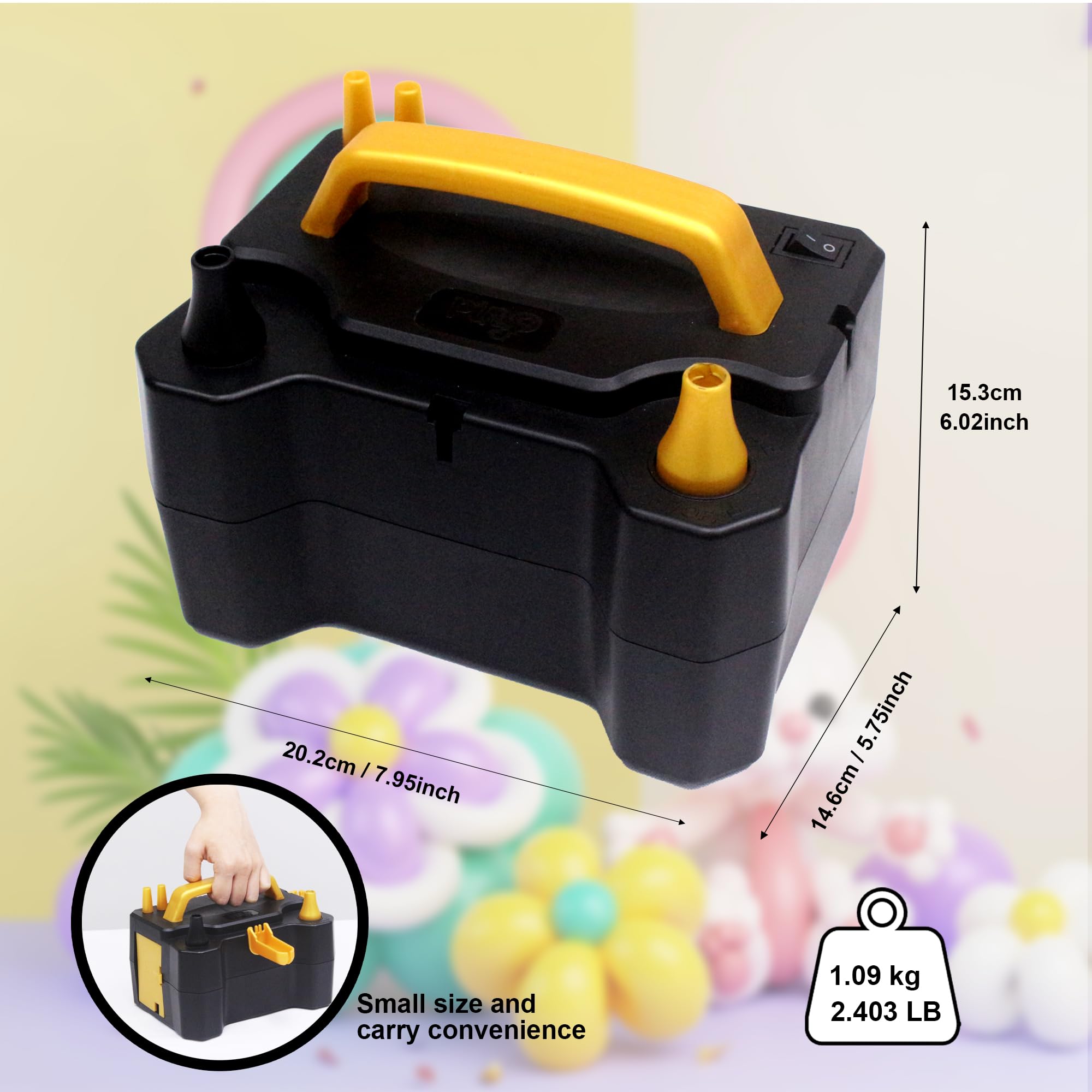 Amazon.com : PULO CP Mfg 3-in-1 Balloon Inflation & Vacuum Pump